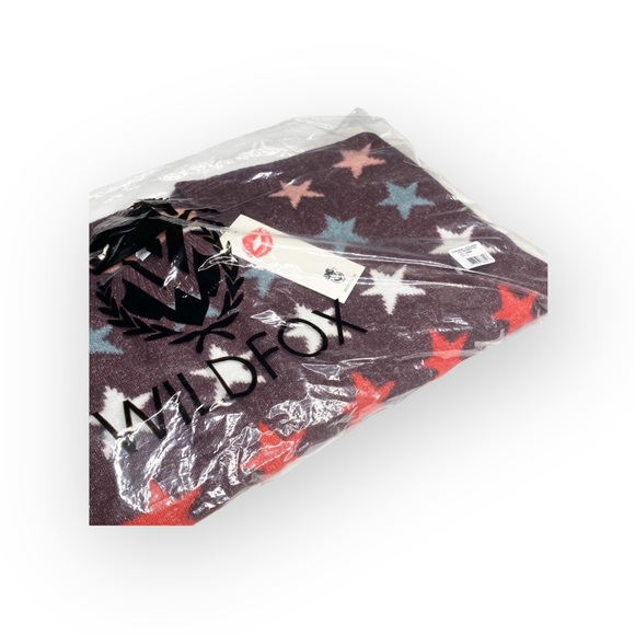 new Wildfox Couture ★ Rainbow Star Elektra Knit Sweater ★ Crushed Berry - Picture 8 of 16